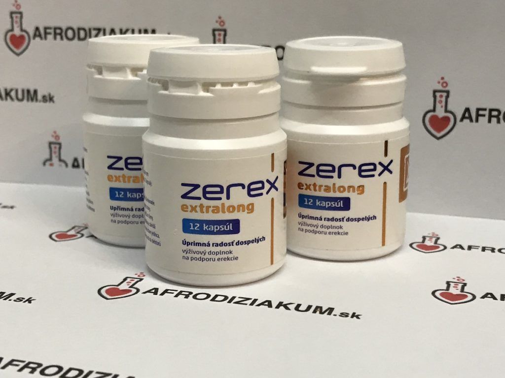 Zerex Extralong - 3 balení - doplněk stravy pro podporu erekce