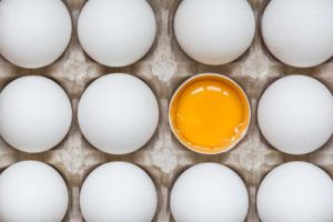 Potraviny pro zvýšení testosteronu - vejce, vaječný žloutek