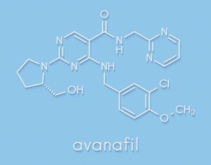 Avanafil - chemický vzorec
