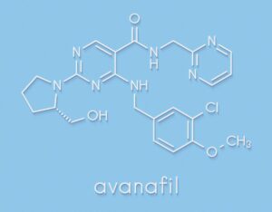Avanafil - chemický vzorec