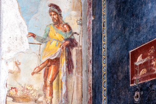 Priapus - freska, Pompeje